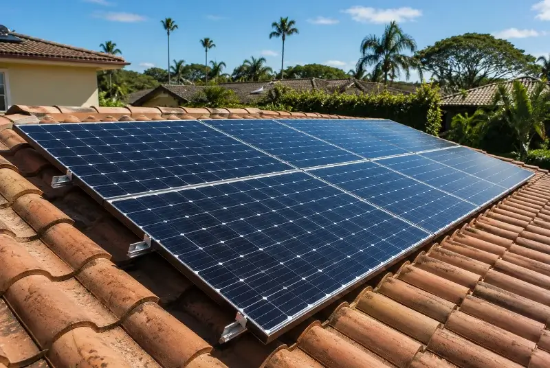Installation de panneaux solaires à Eurre